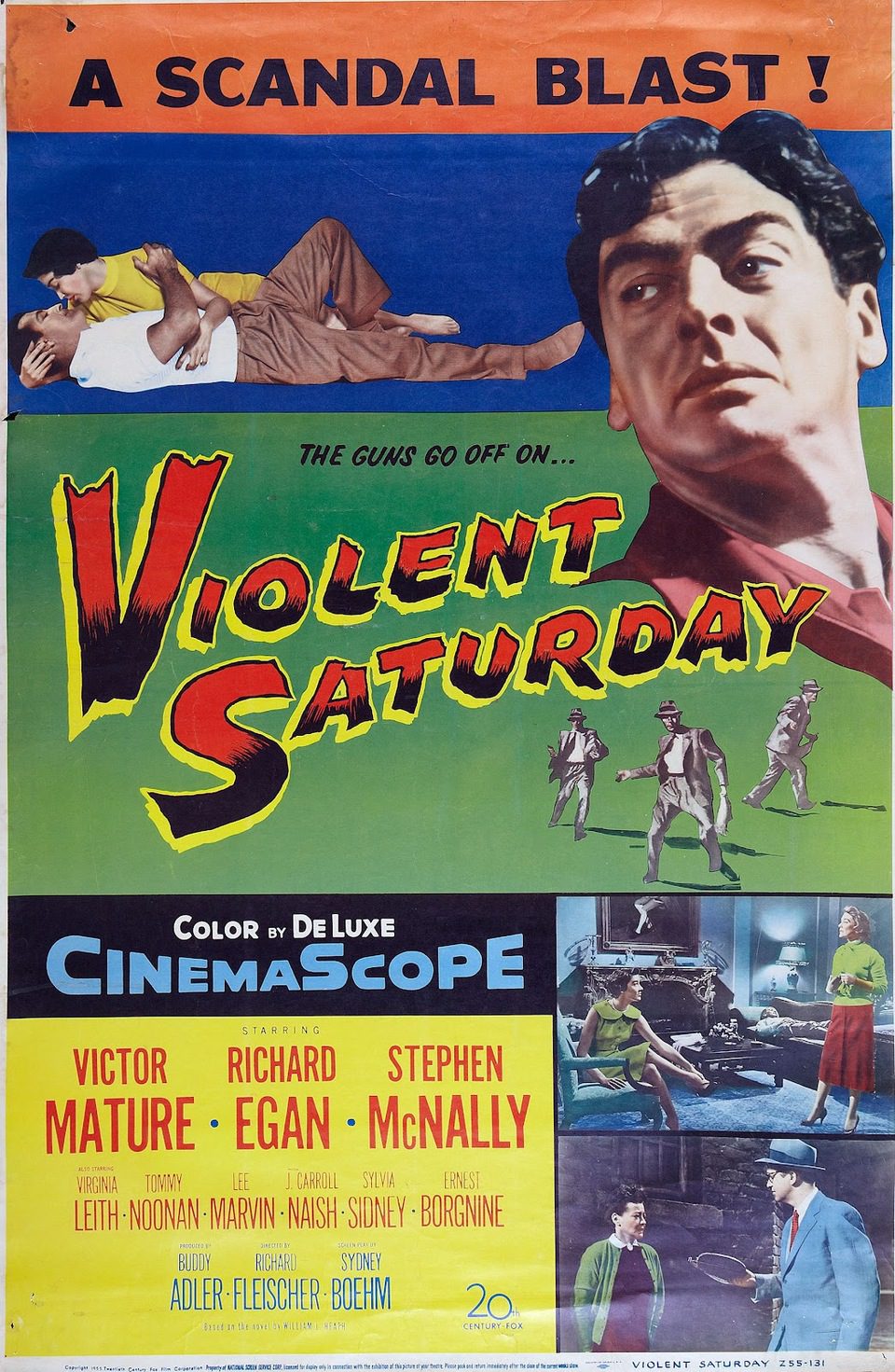 Poster of Violent Saturday - Estados Unidos