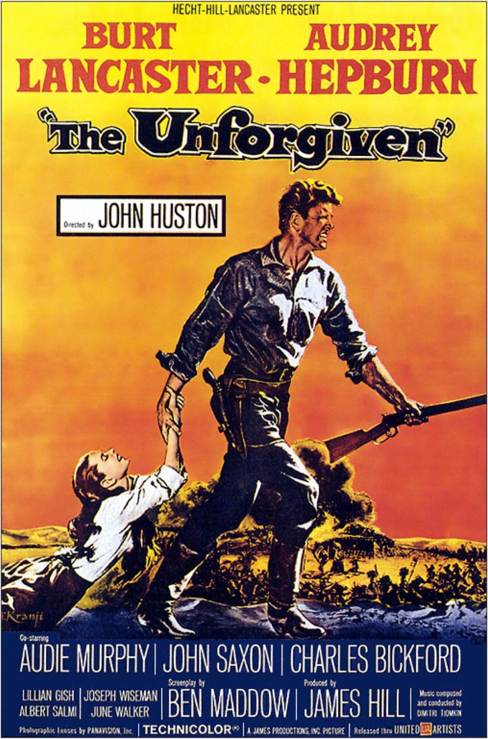 Poster of The Unforgiven - Estados Unidos