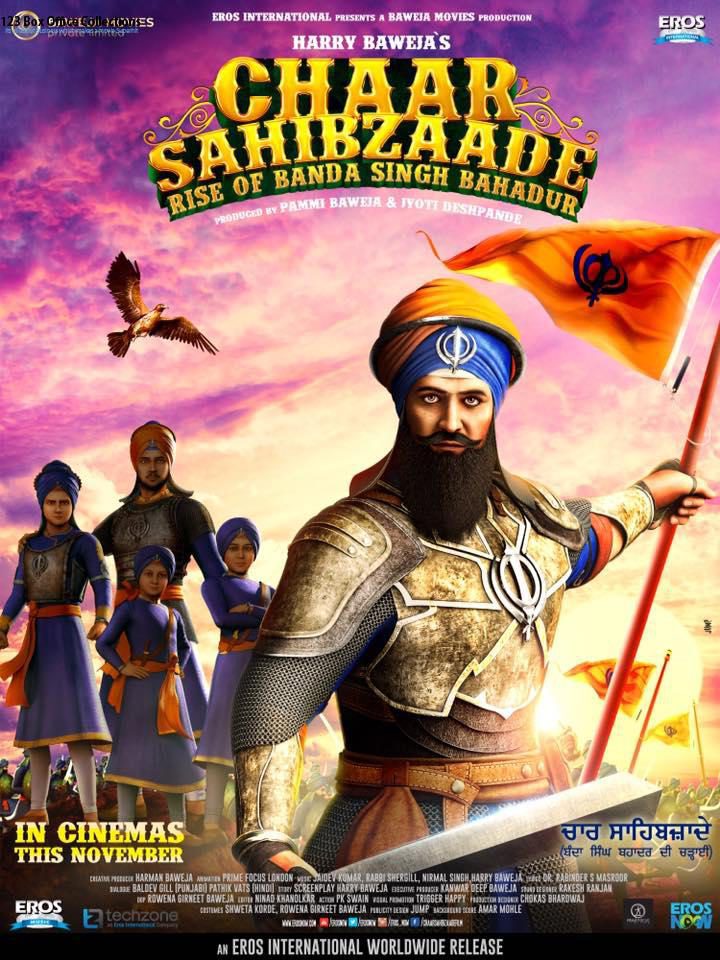 Poster of Chaar Sahibzaade - Rise Of Banda Singh Bahadur - Cartel oficial