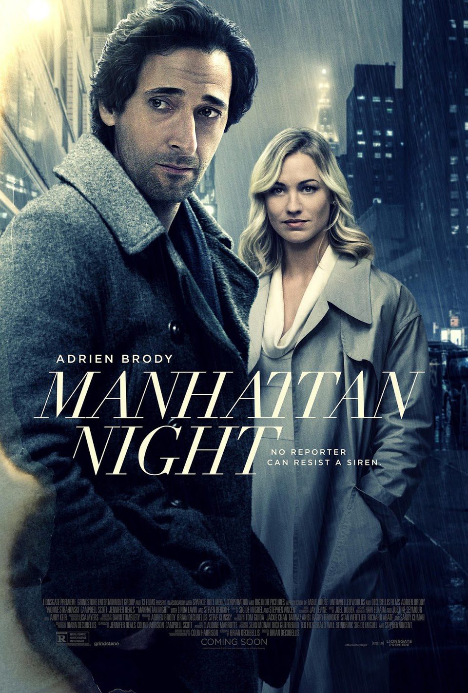 Poster of Manhattan Nocturne - Estados Unidos