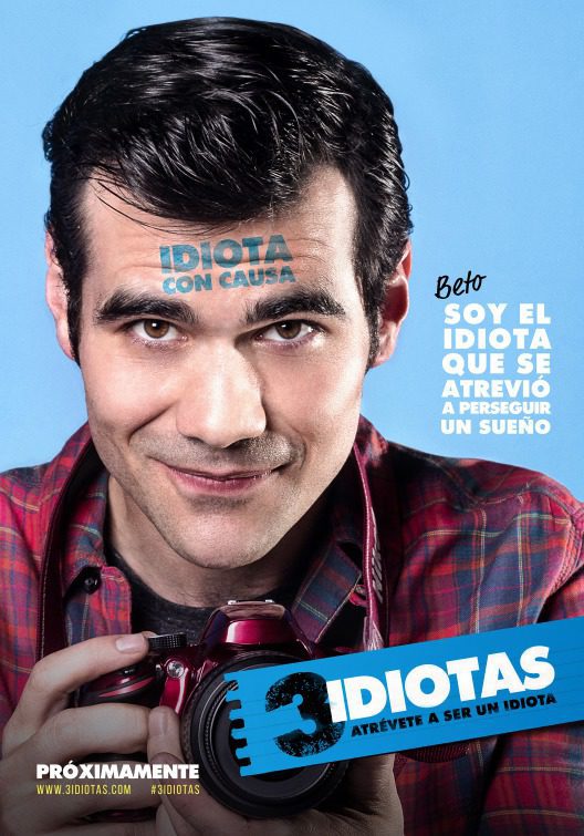 Poster of 3 idiotas - Teaser póster Beto
