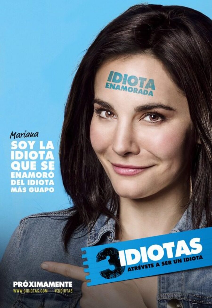 Poster of 3 idiotas - Teaser póster Mariana