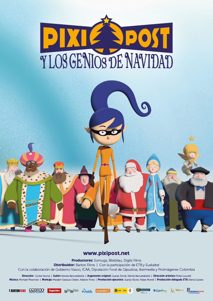 Poster of Pixi Post y los genios de Navidad - Cartel España