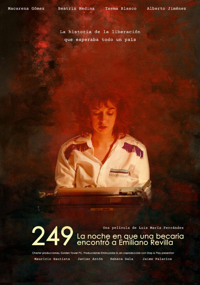Poster of 249. La noche en que una becaria encontró a Emiliano Revilla - Póster oficial