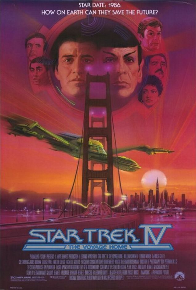 Poster of Star Trek IV: The Voyage Home - Cartel oficial