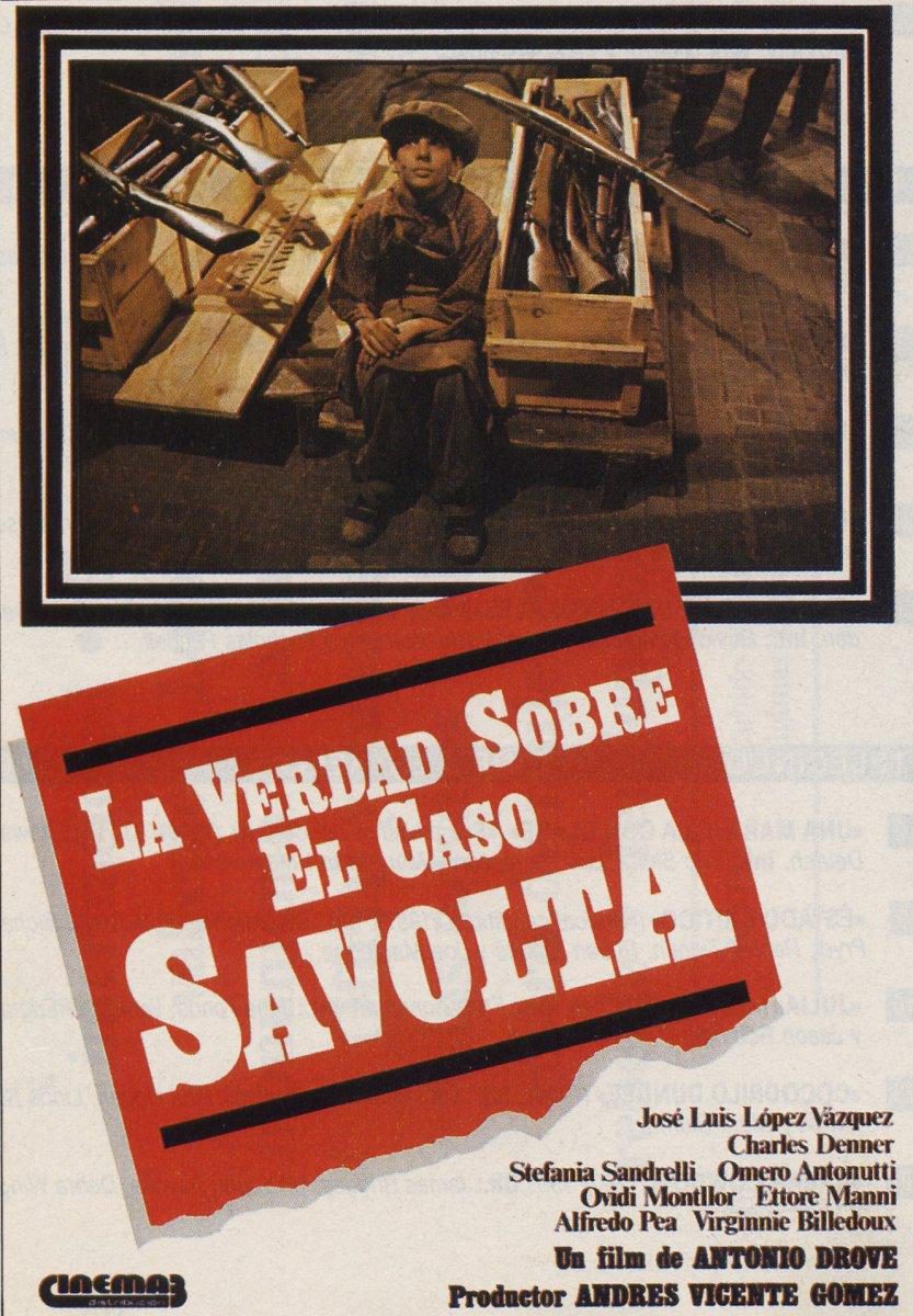 Poster of The Truth on the Savolta Affair - Póster oficial