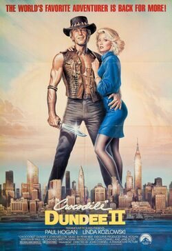 Poster Crocodile Dundee II