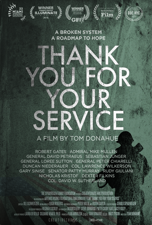 Poster of Thank you for your service - 'Thank you for your service' póster