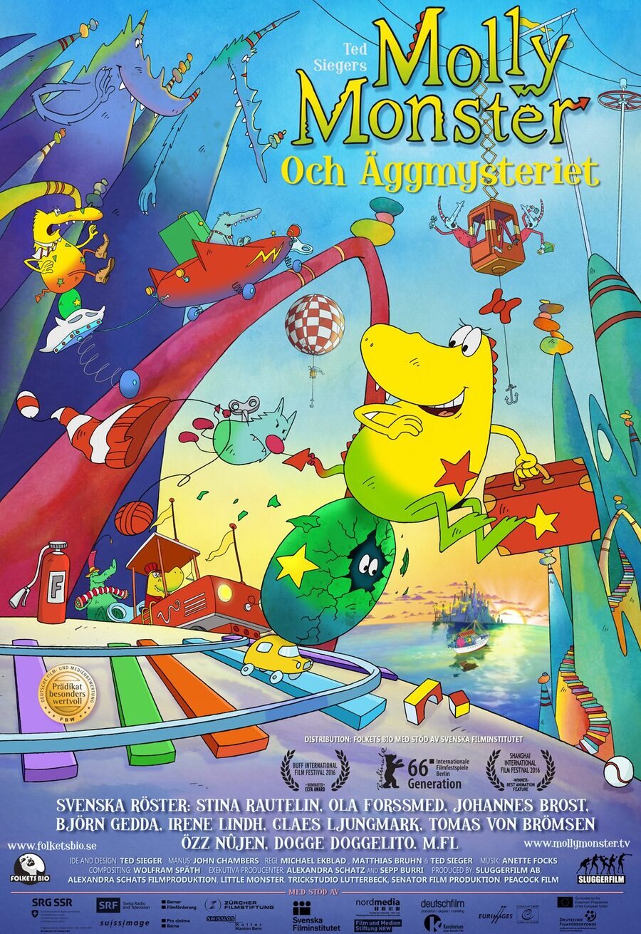 Poster of Ted Sieger's Molly Monster - Ted Sieger's Molly Monster Och Äggmysteriet