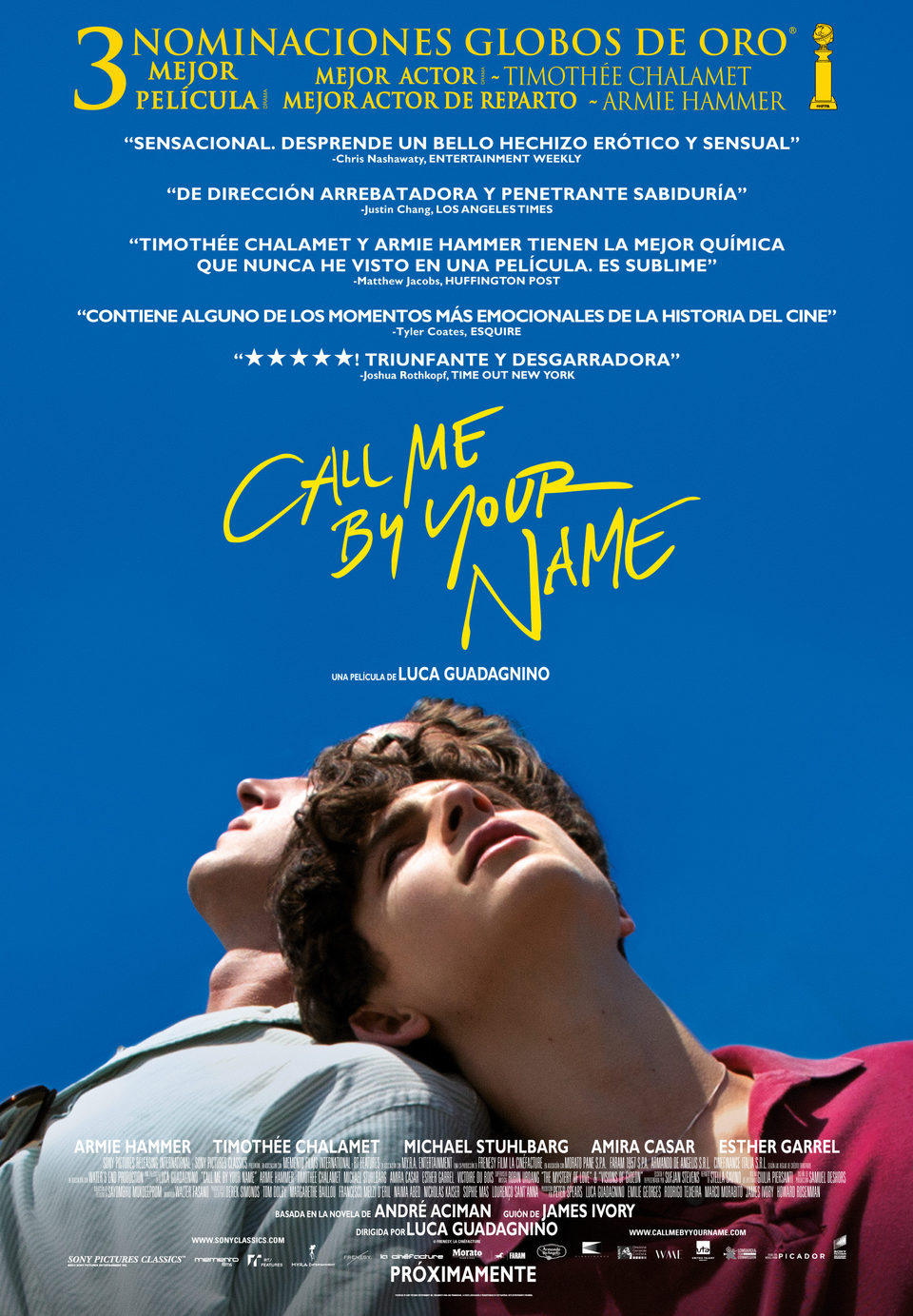 Poster of Call Me By Your Name - España