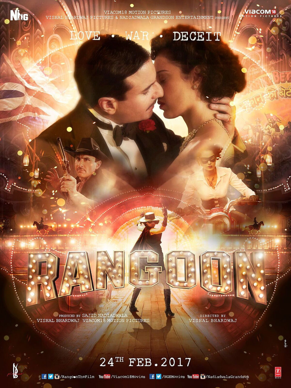 Poster of Rangoon - Póster #1 'Rangoon'
