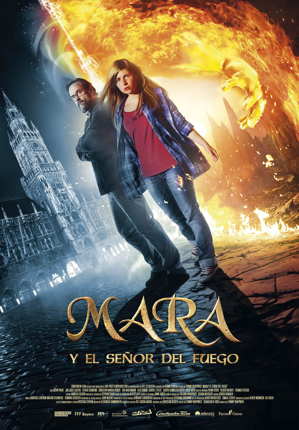 Poster of Mara and the Firebringer - Póster 'Mara y el señor del fuego'