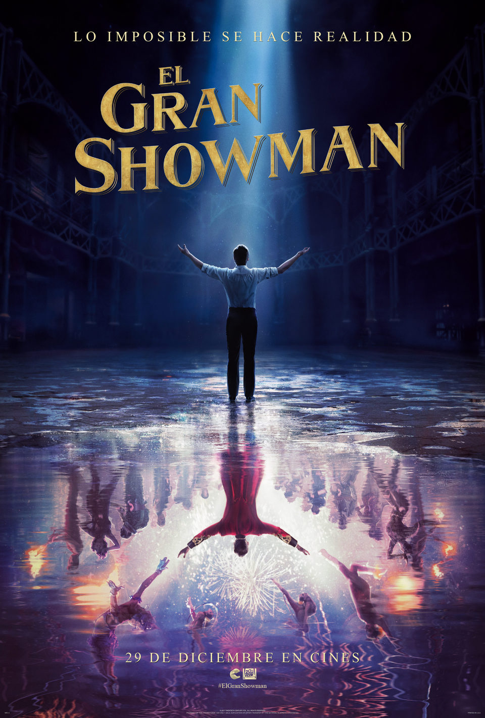 Poster of The Greatest Showman - Teaser póster español