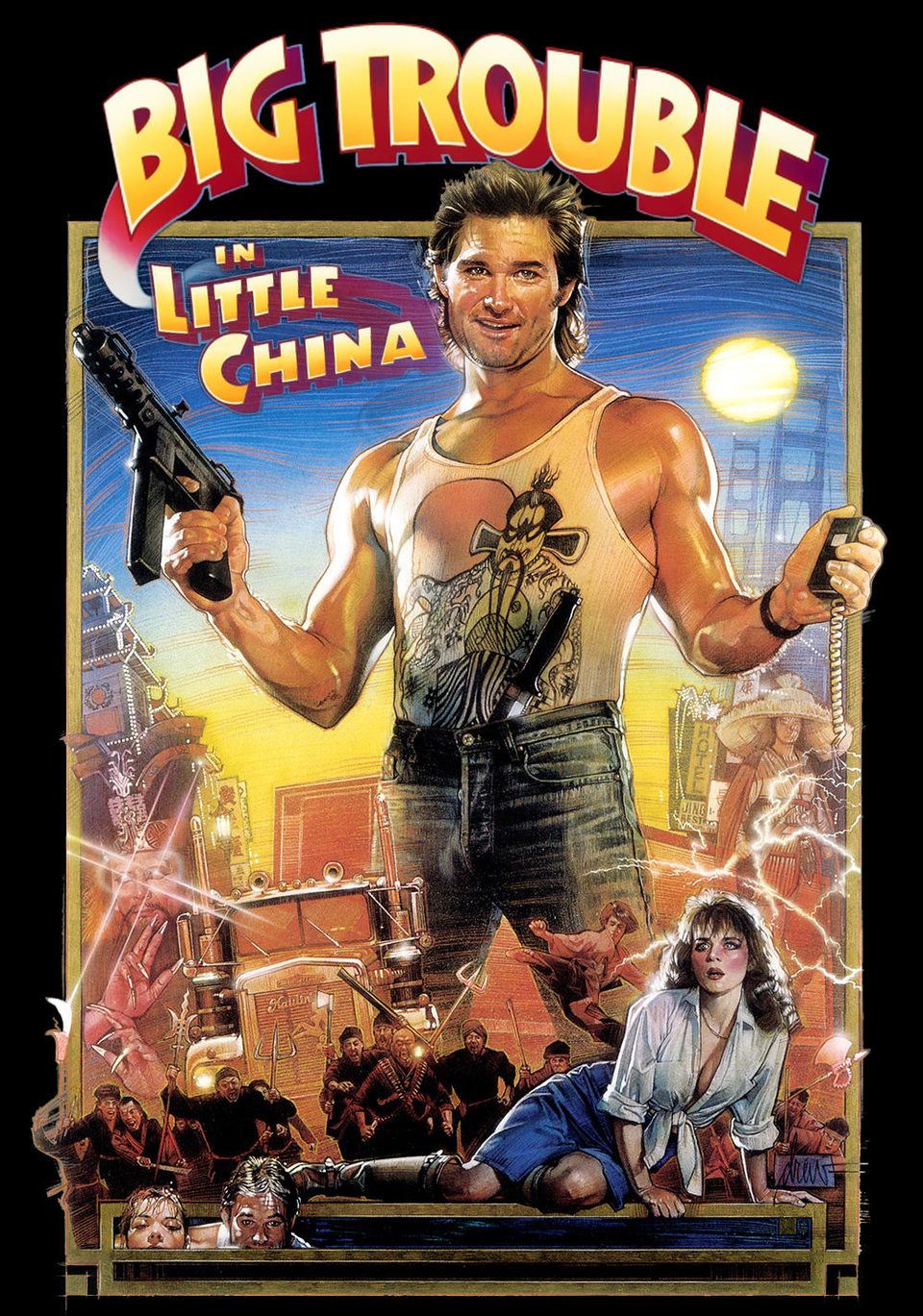 Poster of Big trouble in little China - Poster 'Big trouble in little China'