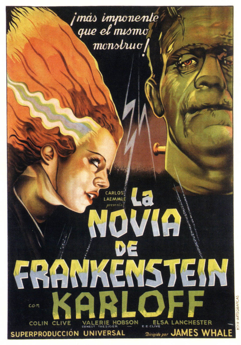 Poster of Bride of Frankenstein - La novia de Frankenstein