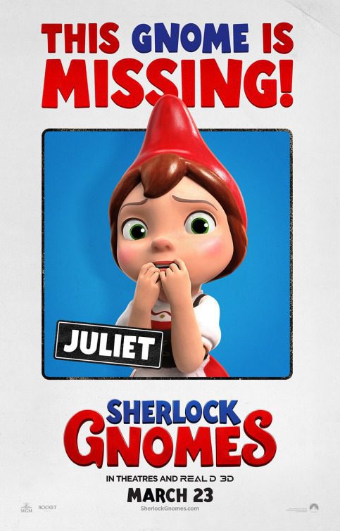 Poster of Sherlock Gnomes - teaser Juliet