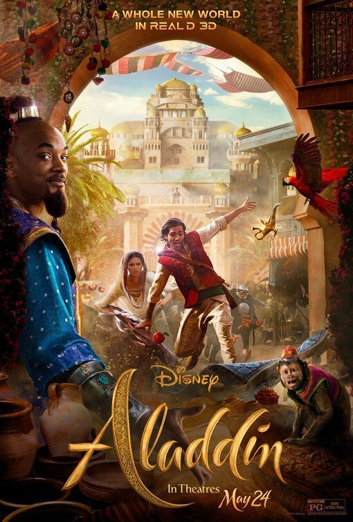 Poster of Aladdin - EEUU #2