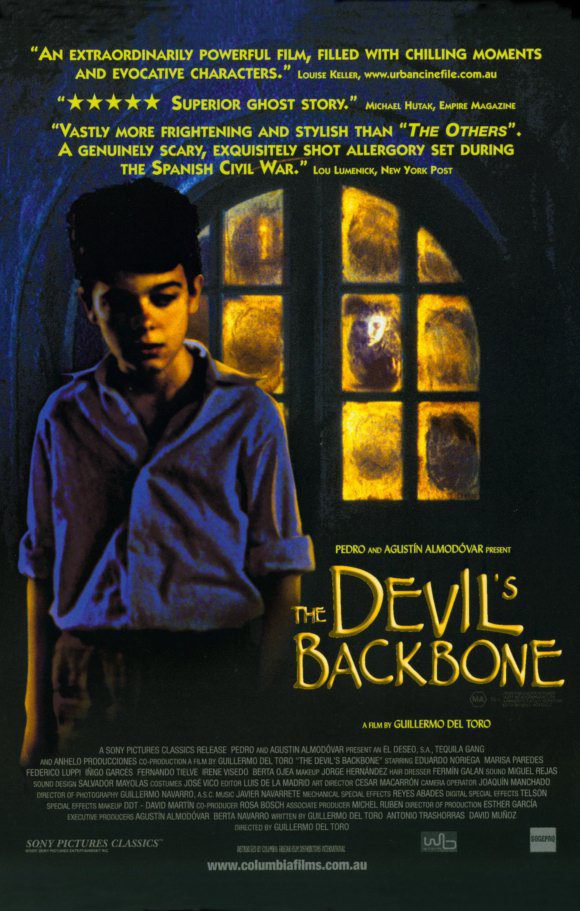 Poster of The devil's backbone - Inglés