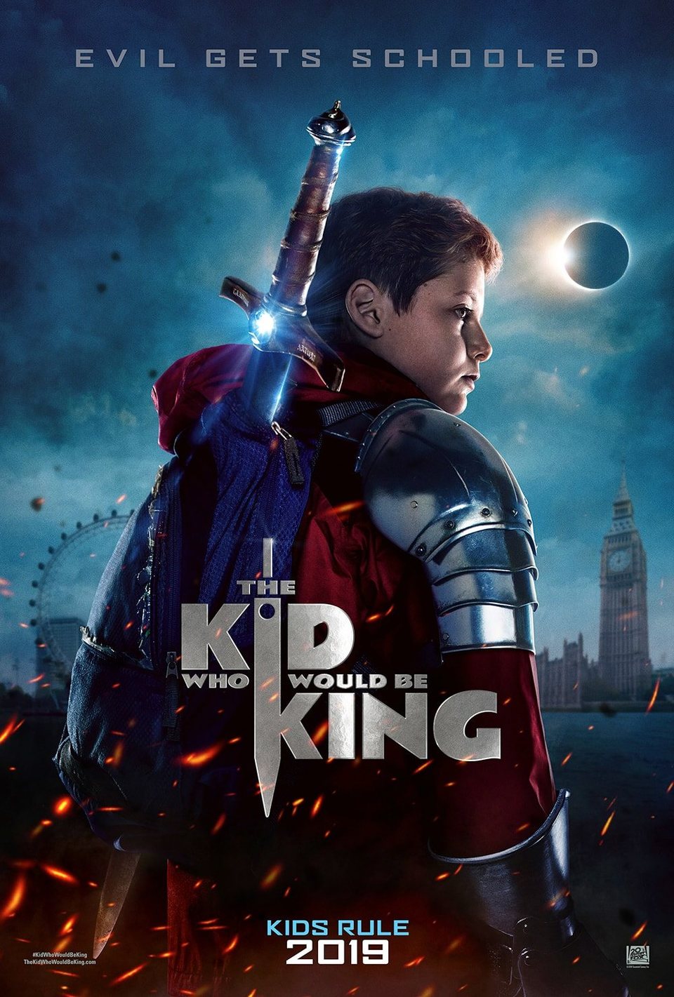 Poster of The Kid Who Would Be King - Poster UK 'The Kid Who Would Be King'