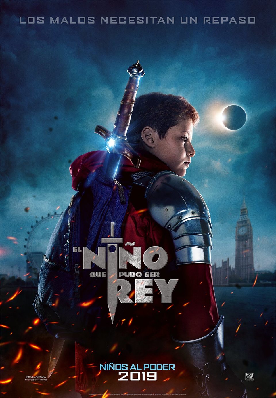 Poster of The Kid Who Would Be King - Póster español 'El niño que pudo ser rey'