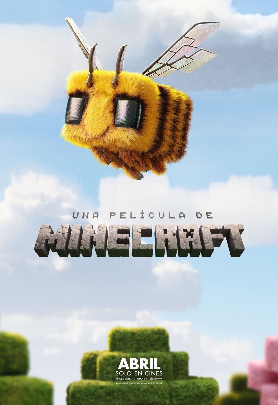 Poster of A Minecraft Movie - Cartel teaser España 'Una película de Minecraft'