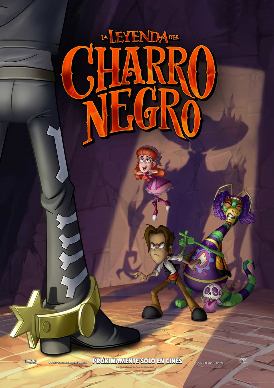 Poster of La leyenda del charro negro - México