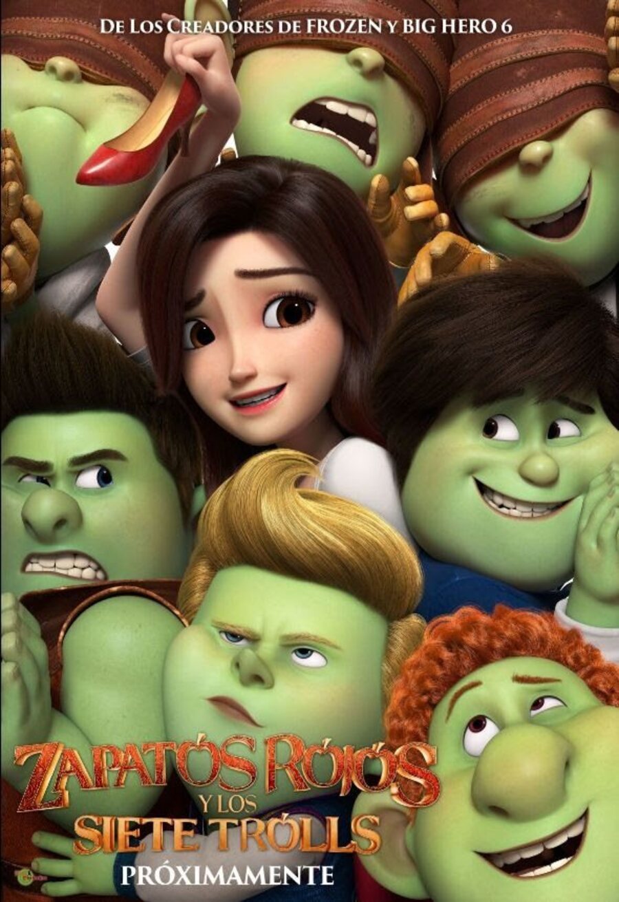 Poster of Red Shoes and the Seven Dwarfs - Cartel español