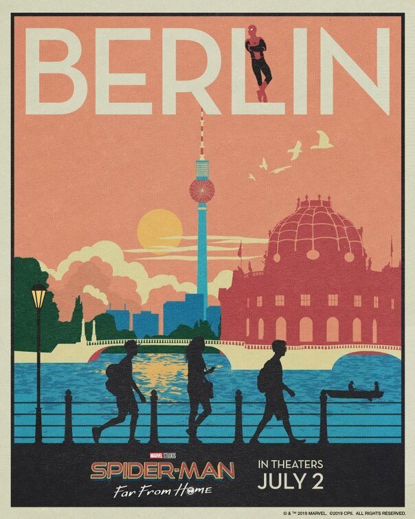Poster of Spider-Man: Far From Home - Postal Berlín