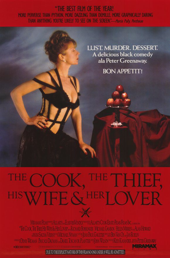 Poster of The Cook, the Thief, His Wife and Her Lover - 'The cook, the thief, his wife&her lover' Poster