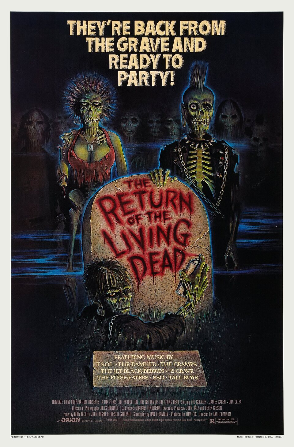 Poster of Return of the Living Dead - Estados Unidos