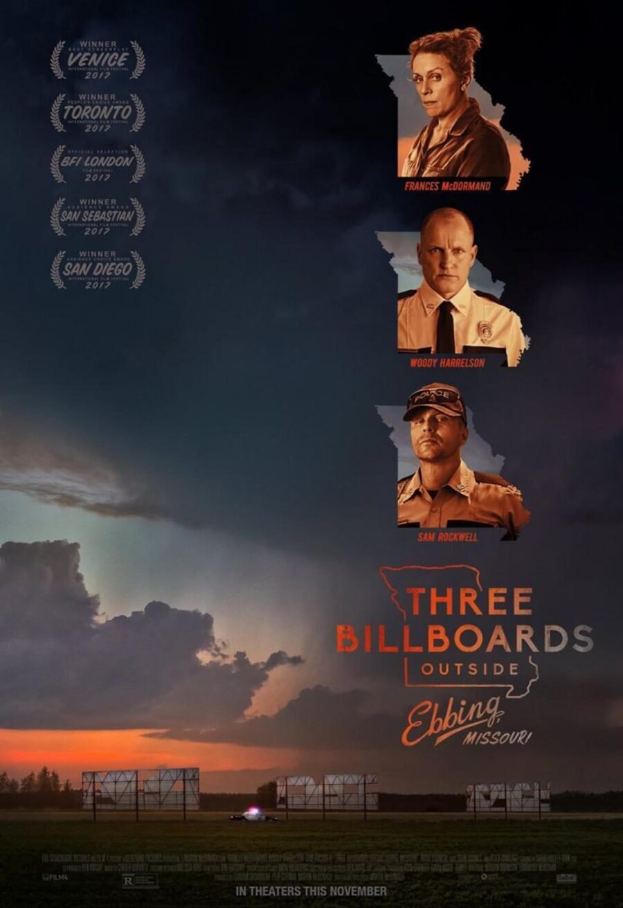 Poster of Three Billboards Outside Ebbing, Missouri - Inglés
