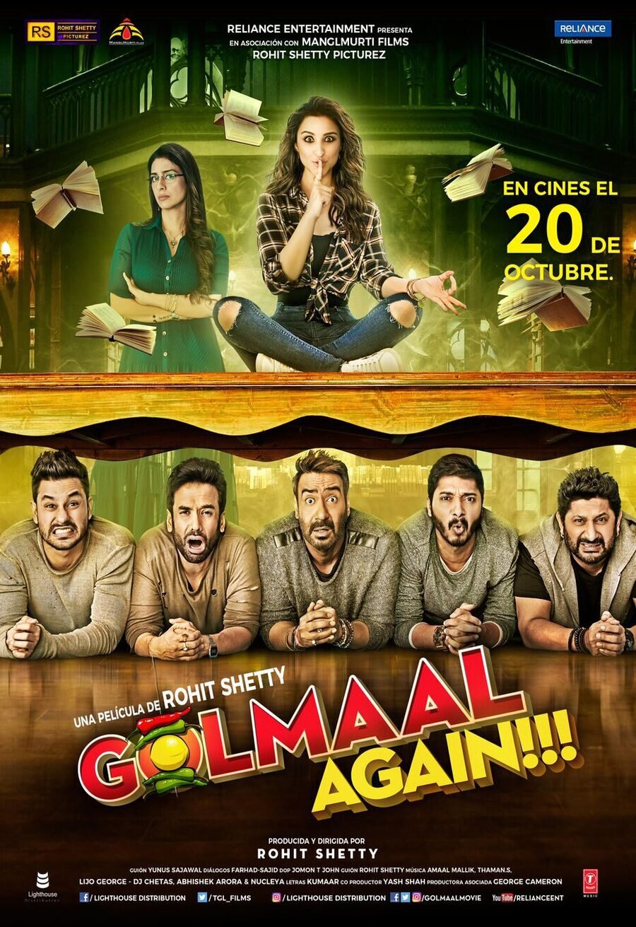 Poster of Golmaal Again - Cartel España #2