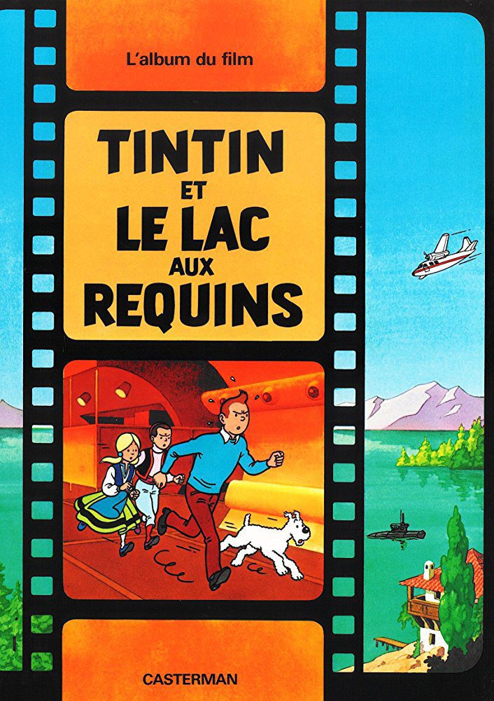 Poster of Tintin and the Lake of Sharks - Francia