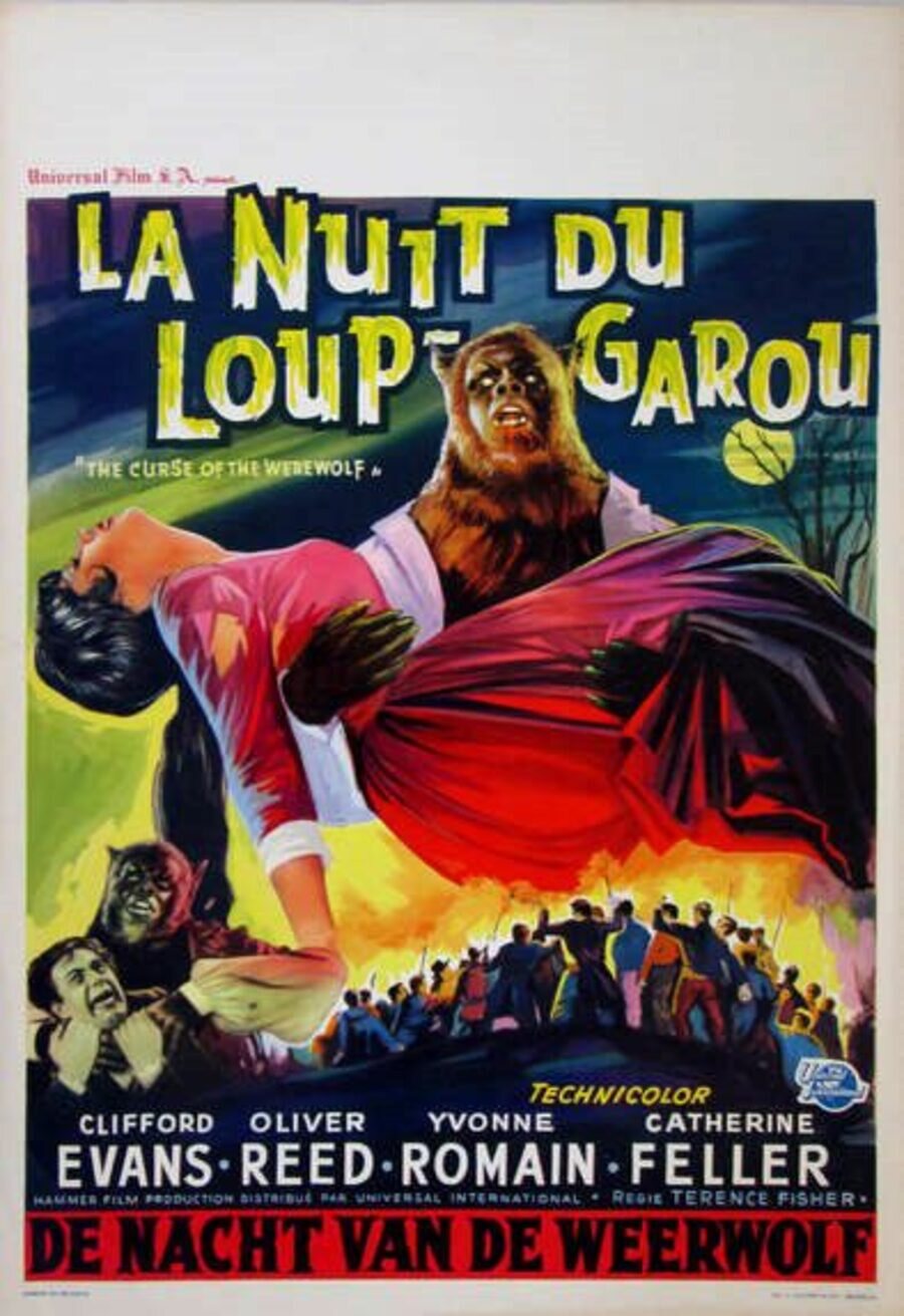 Poster of The Curse of the Werewolf - Francia #2