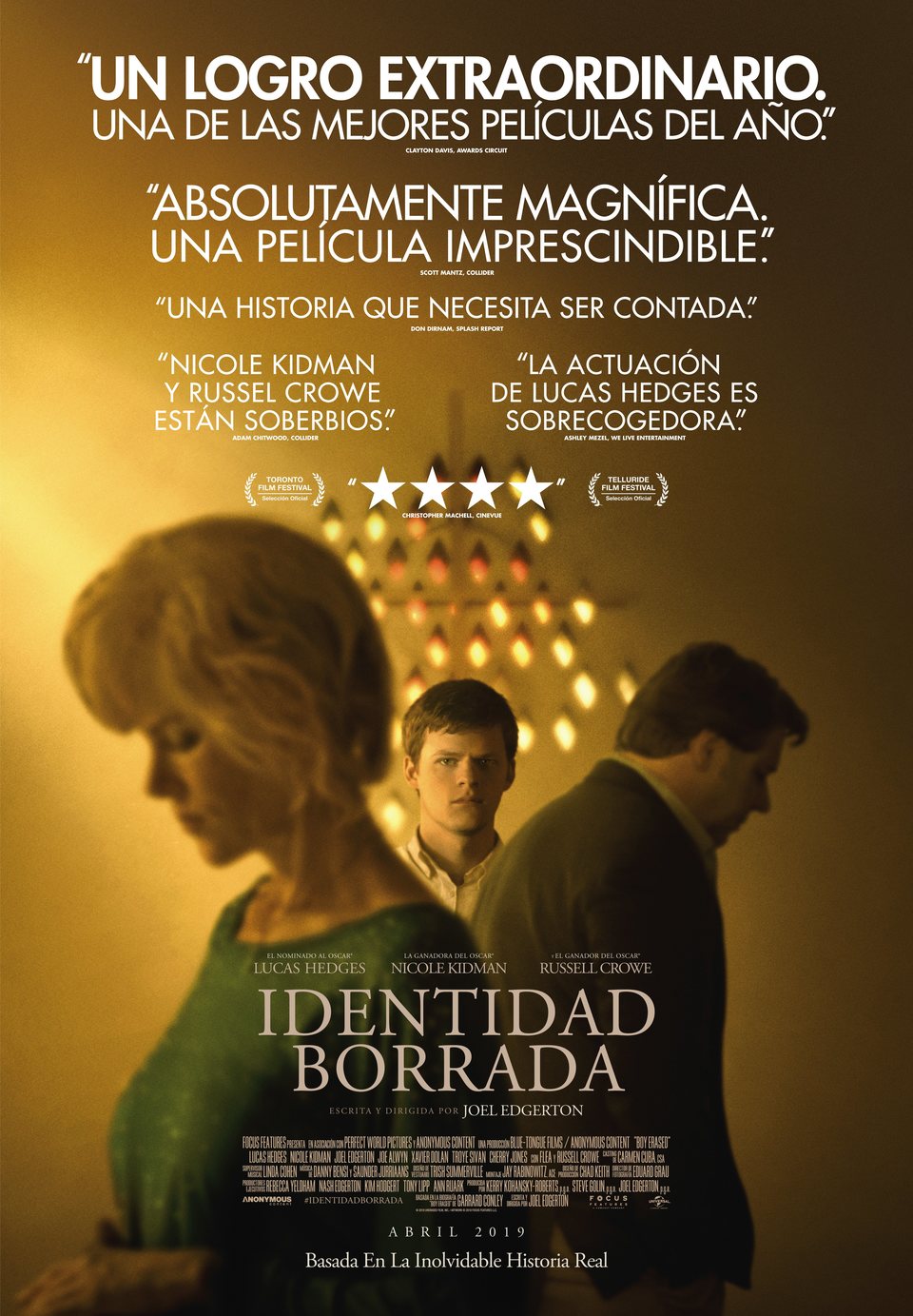 Poster of Boy Erased - Póster España 'Identidad borrada'