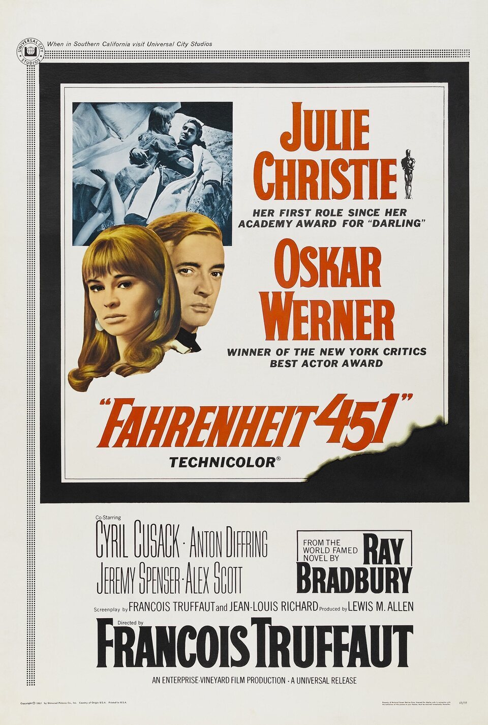 Poster of Fahrenheit 451 - Reino Unido
