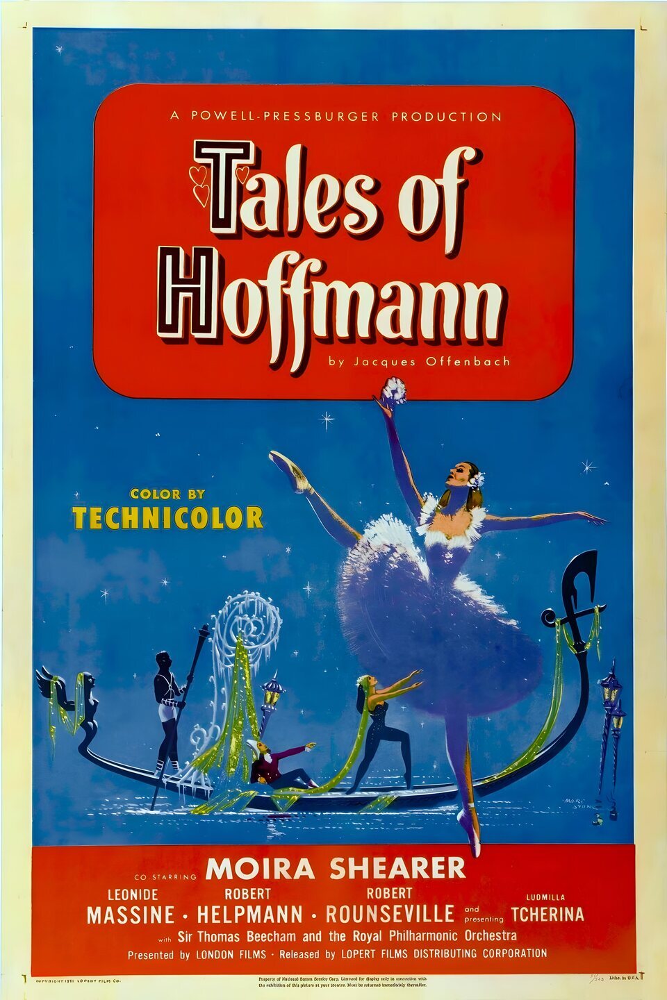 Poster of The Tales of Hoffmann - Reino Unido