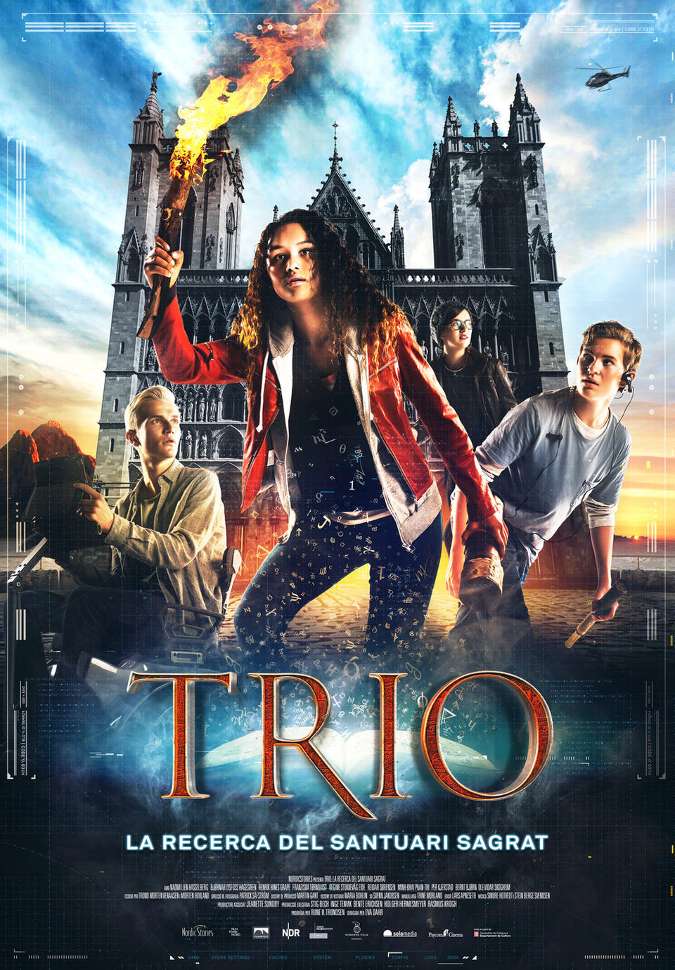 Poster of Trio - The Hunt for the Holy Shrine - Catalan
