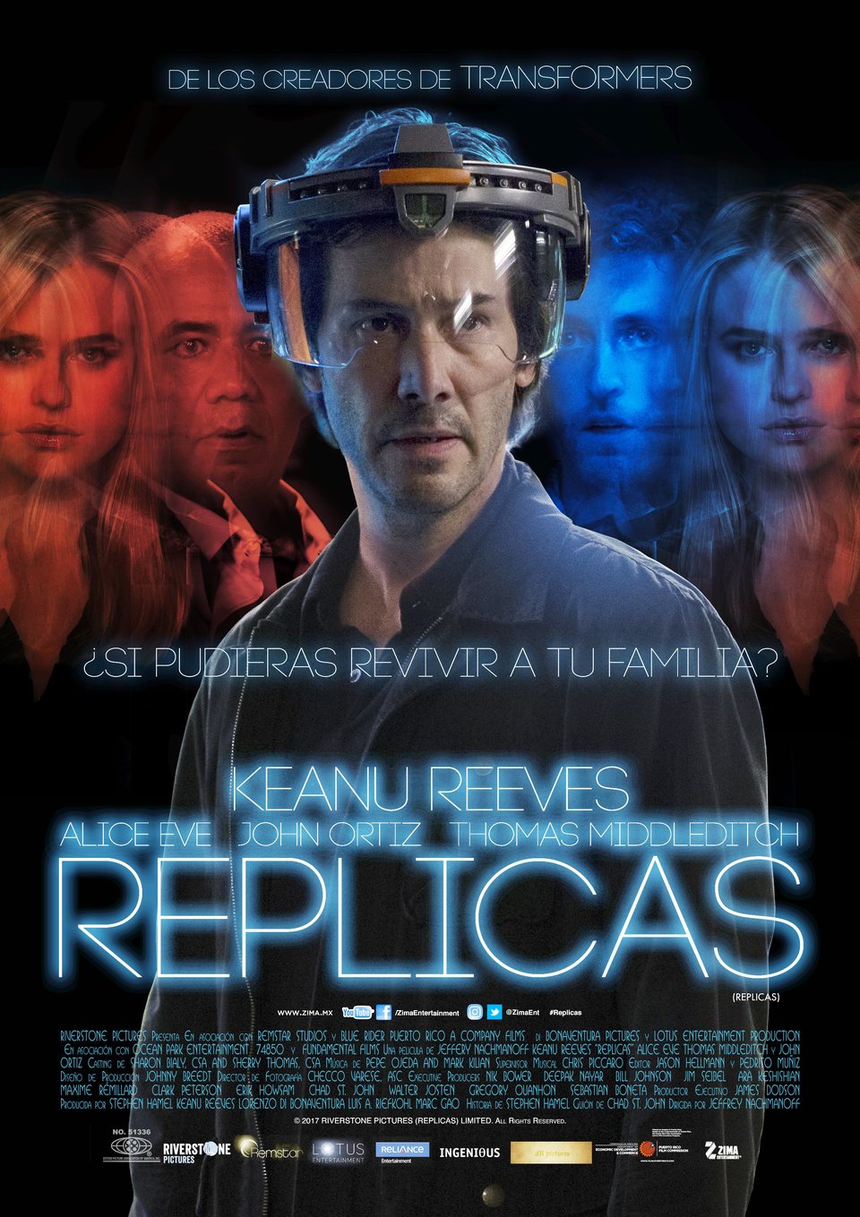 Poster of Replicas - Póster México 'Réplicas'
