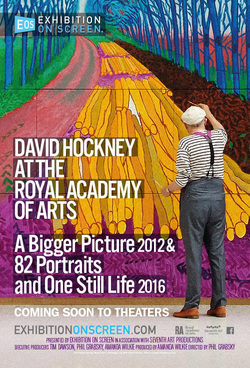 Poster David Hockney at the Royal Academy of Arts