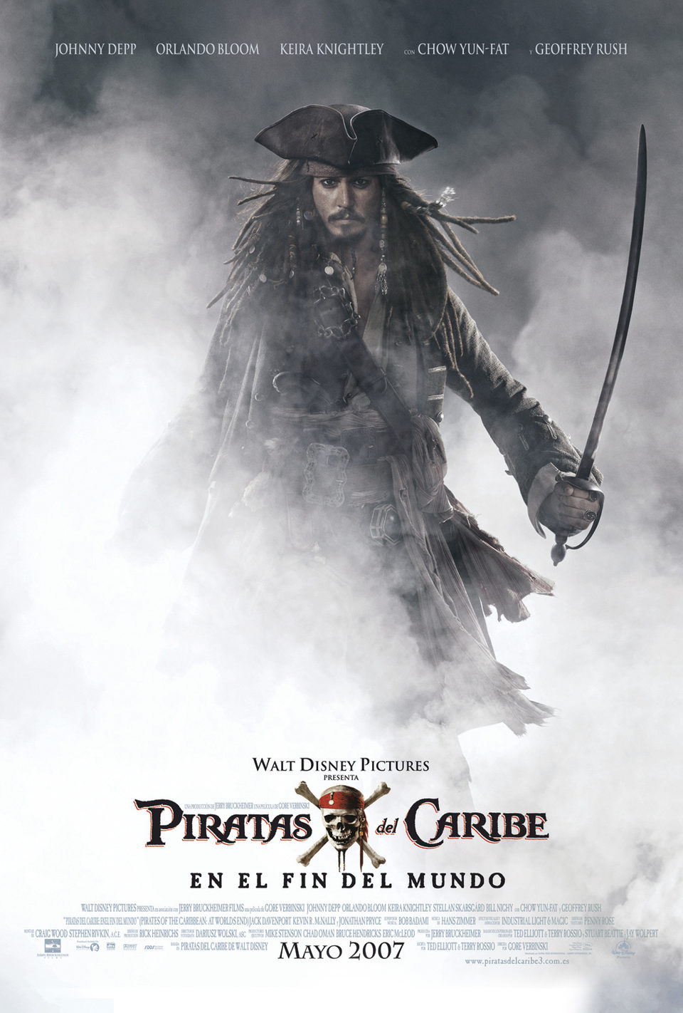 Poster of Pirates of the Caribbean: At World's End - España