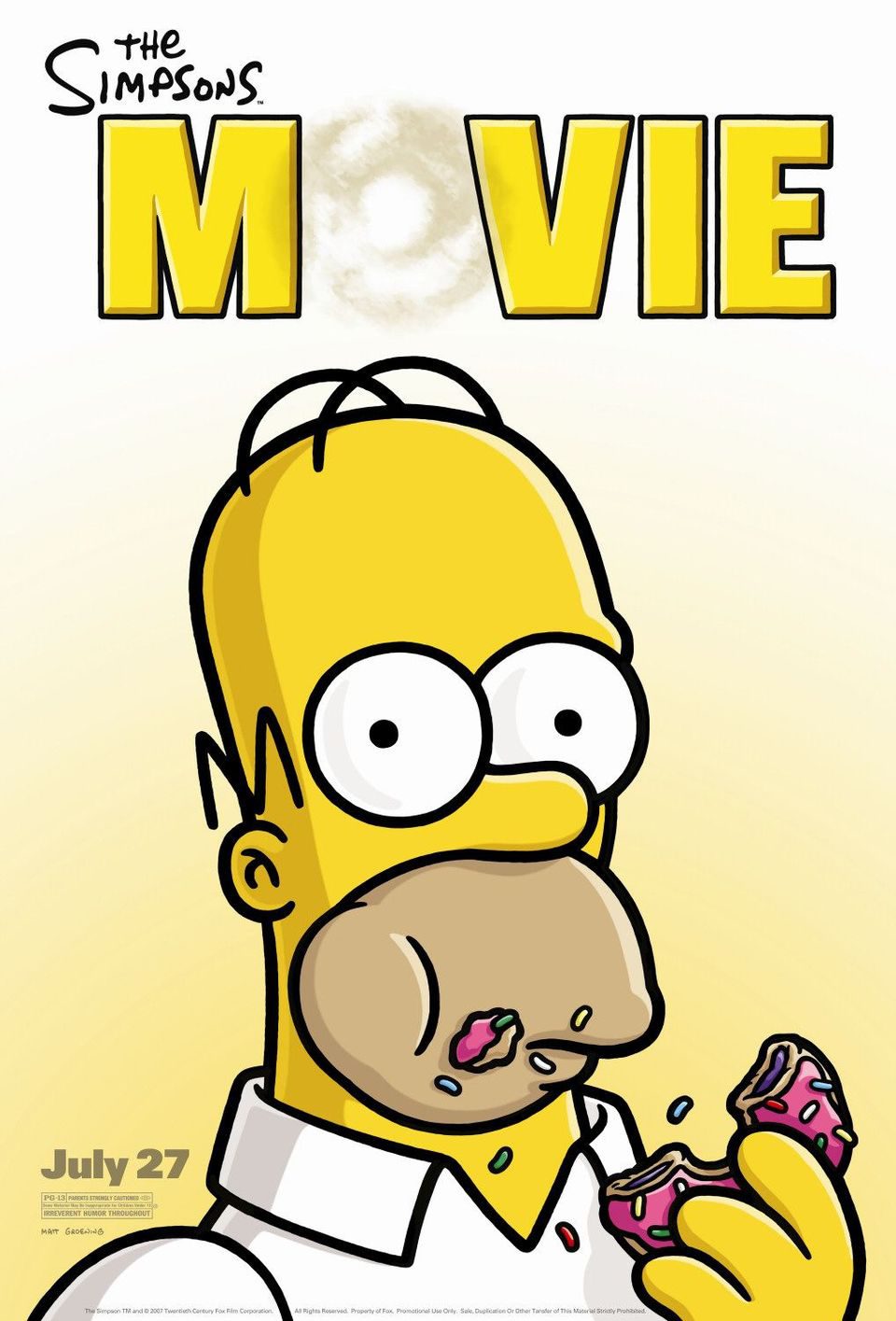 Poster of The Simpsons Movie - Estados Unidos