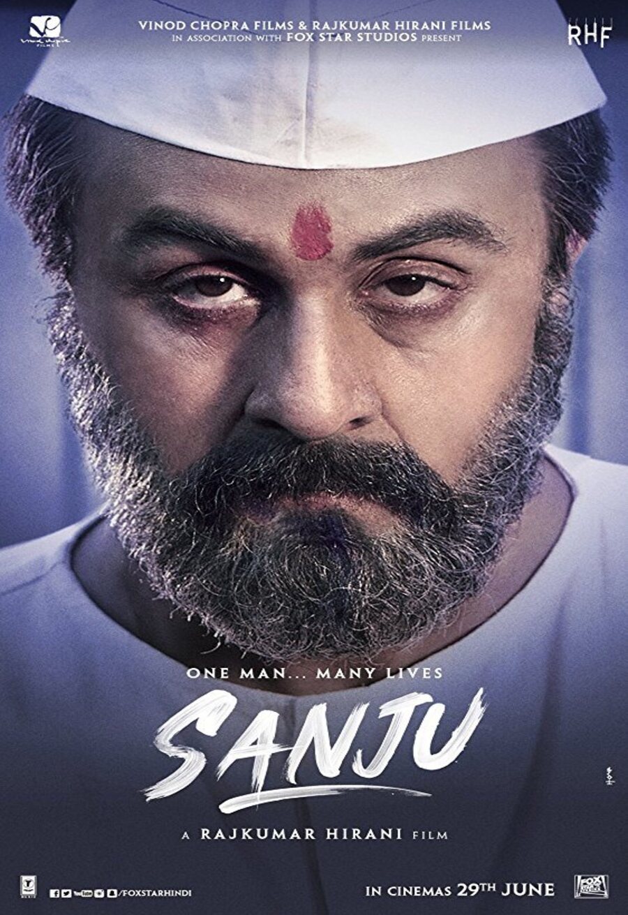 Poster of Sanju - teaser póster