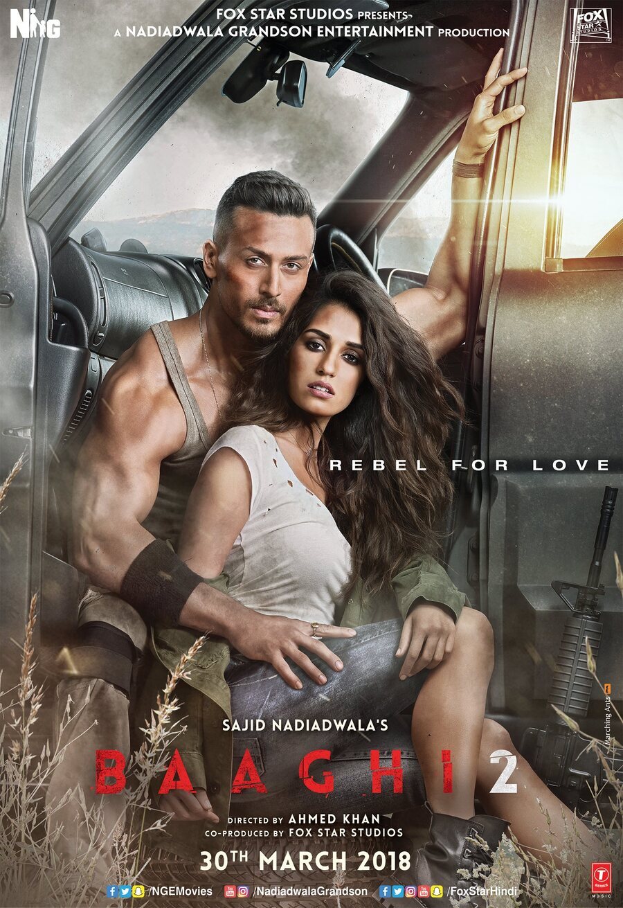 Poster of Baaghi 2 - Reino Unido
