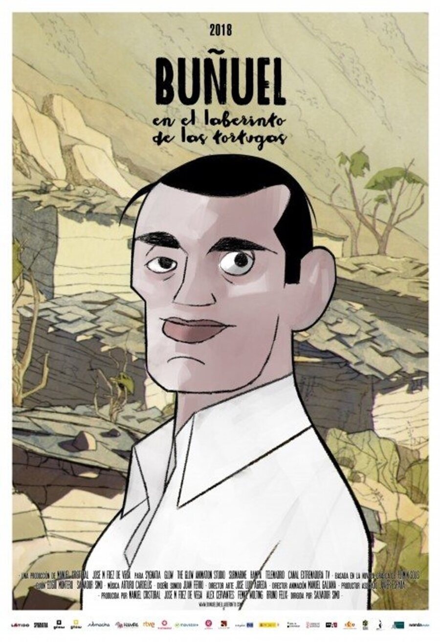 Poster of Buñuel in the Labyrinth of the Turtles - España #1