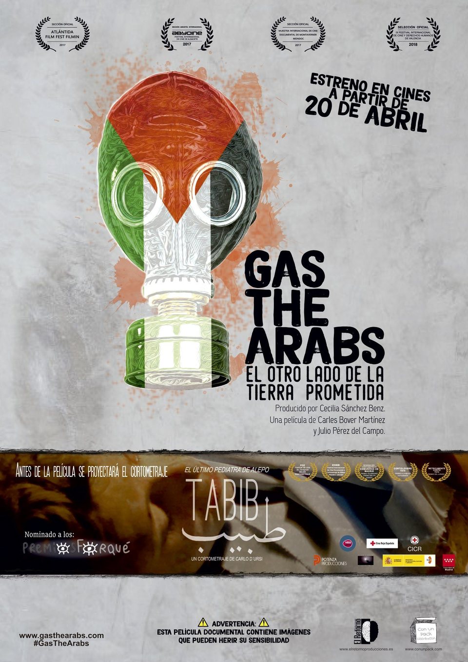 Poster of Gas the Arabs - Póster final
