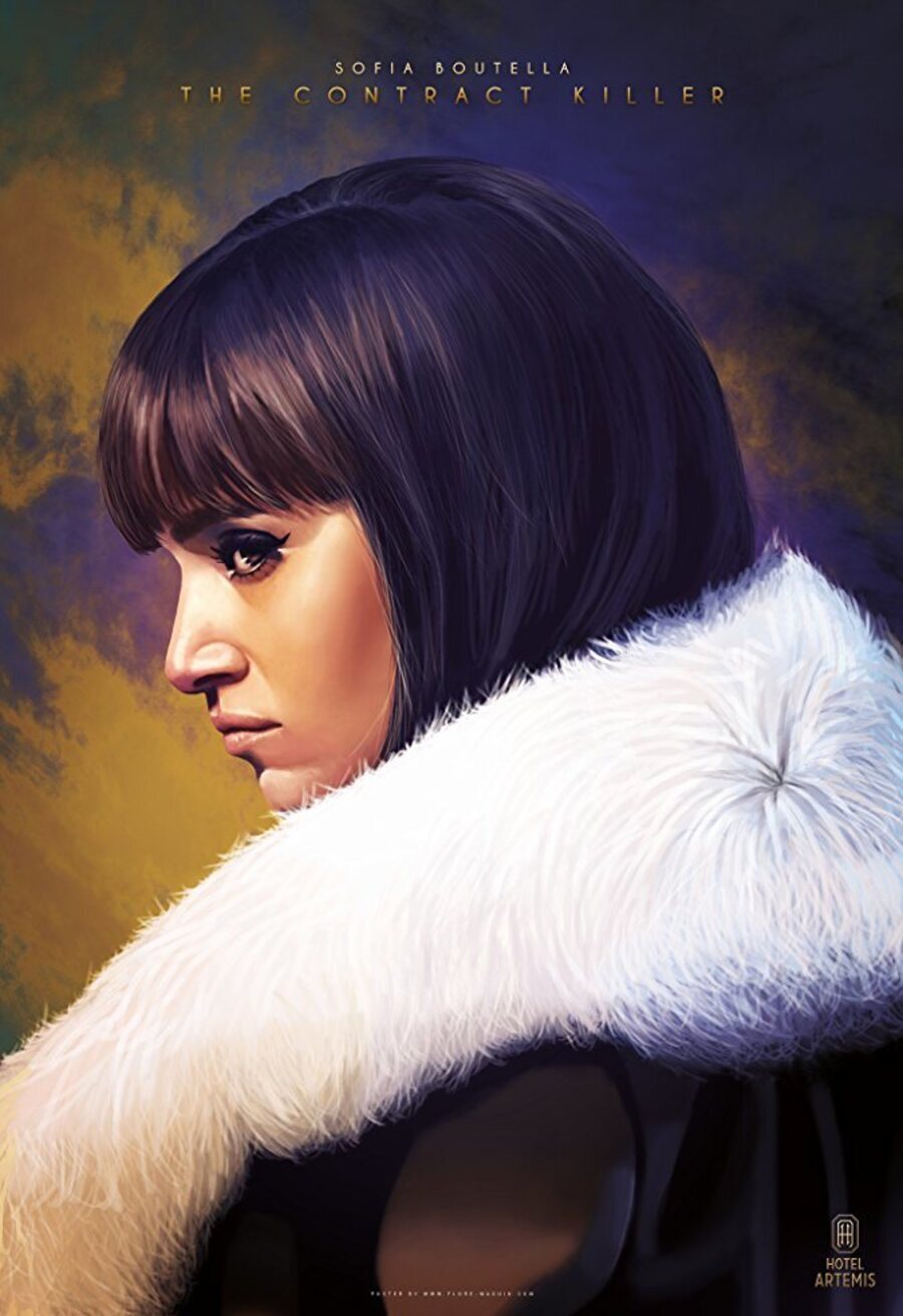 Poster of Hotel Artemis - Cartel Sofia Boutella