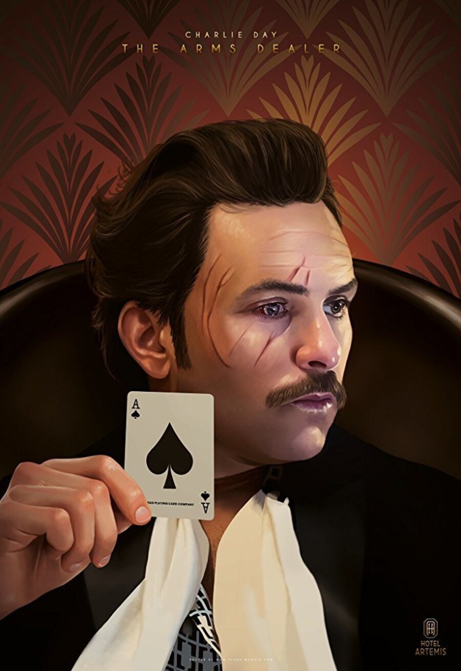 Poster of Hotel Artemis - Cartel Charlie Day