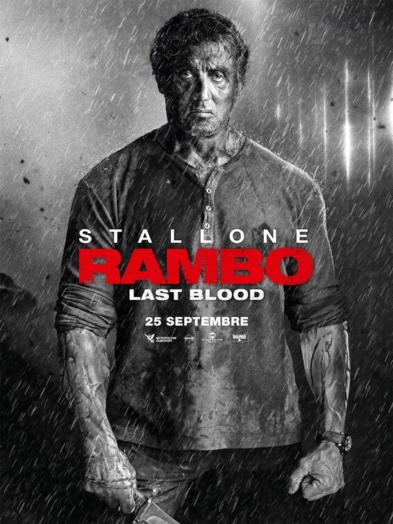 Poster of Rambo: Last Blood - Francia #2