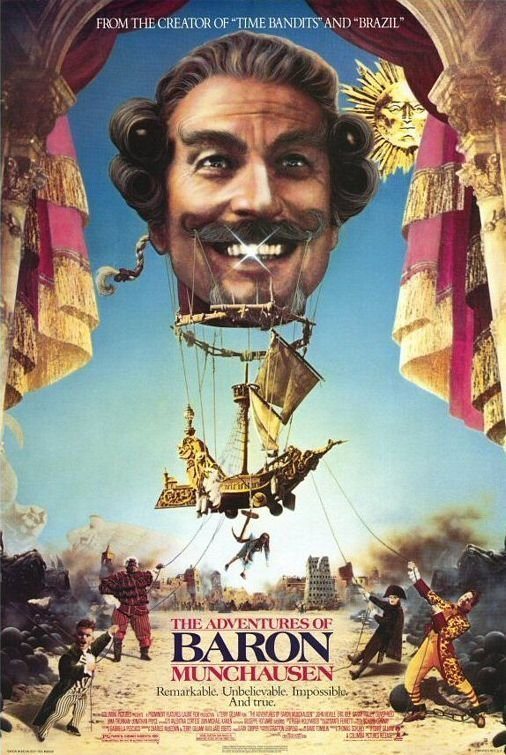 Poster of The Adventures of Baron Munchausen - UK